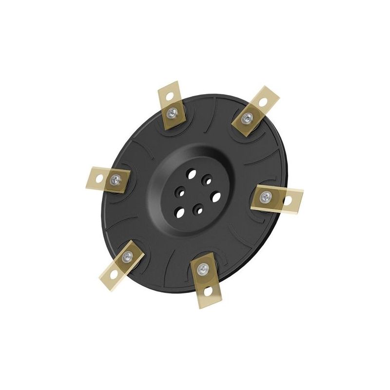 Kompatibles Schneidmesser Für Worx Landroid M500 M700 Wr167e Wr141e Vision M600, Bewährte Qualität + Adapter Für Sechskantaufnahme, Geliefert Mit Sechs Klingen