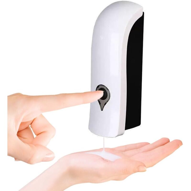 300ml Manueller Seifenspender, Wandmontierter Einfacher Kopf Flüssigseifenspender, Shampoo-spender, Duschgel Für Badezimmer, Flüssigshampoo-halter