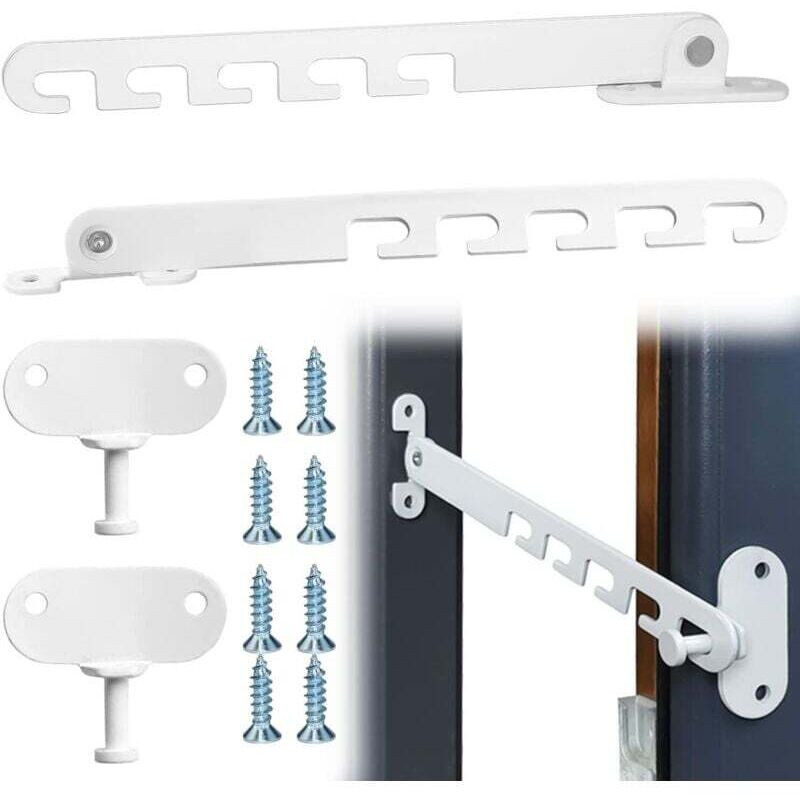 2 Stück Drehflügelfenster-begrenzer, Fensterbegrenzer Mit Schrauben, Einstellbare Fensteröffnungs-begrenzer