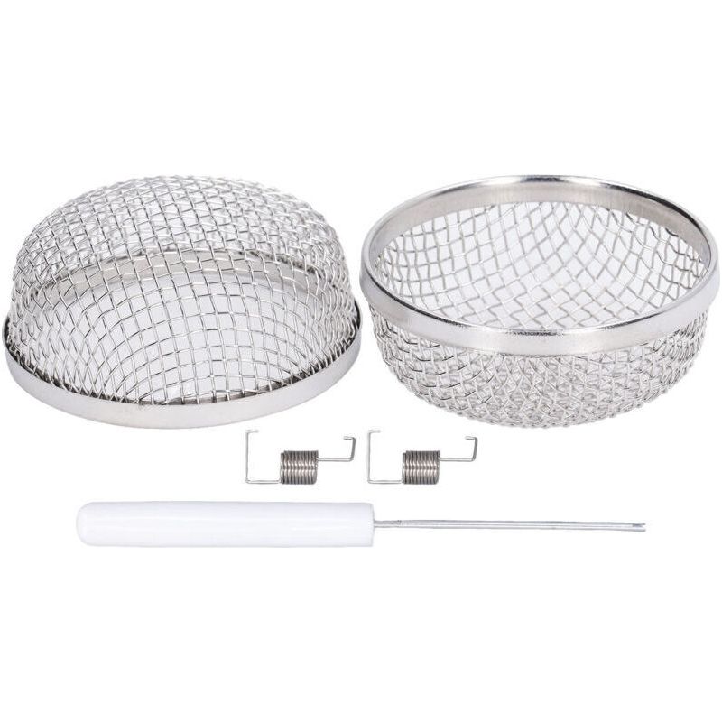 2er-set Edelstahl-lüftungsgitter Mit Insektenschutznetz Für Wohnmobile - Jinfgerne - Effektiver Schutz Vor Insekten Und Witterungseinflüssen, 7,1 Cm