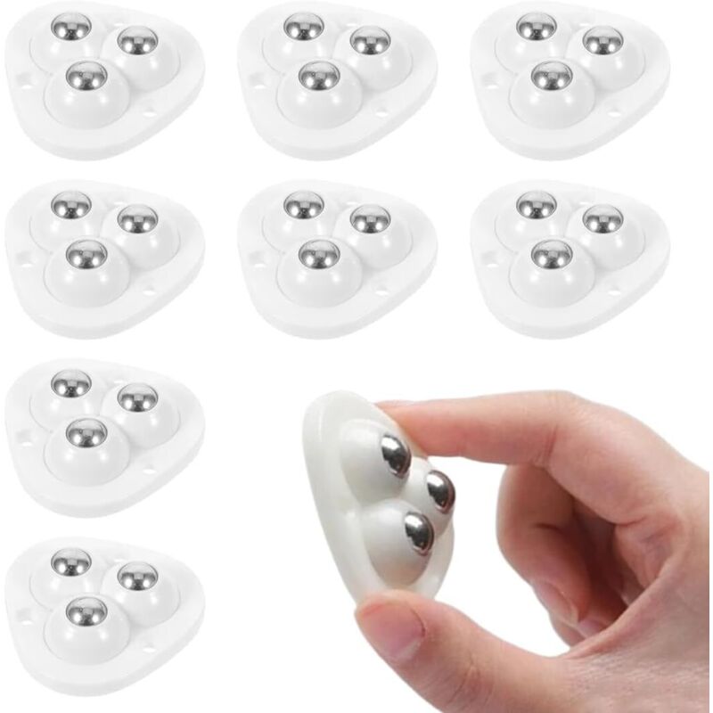 8 Möbelrollen, Rollen Für Möbel, Flache Möbelrollen, Möbelrollen, Mini-rollen Für Mülleimer Und Alle Arten Von Kleinen Möbeln