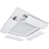 Klimaanlagen-luftleitblech Für Zentral-klimaanlage, Leichtes Und Flexibles Abs, Einfache Installation, Mikroporöse Luftführung, Verhindert Direkten Luftzug, 58 Cm (einzelnes Stück)