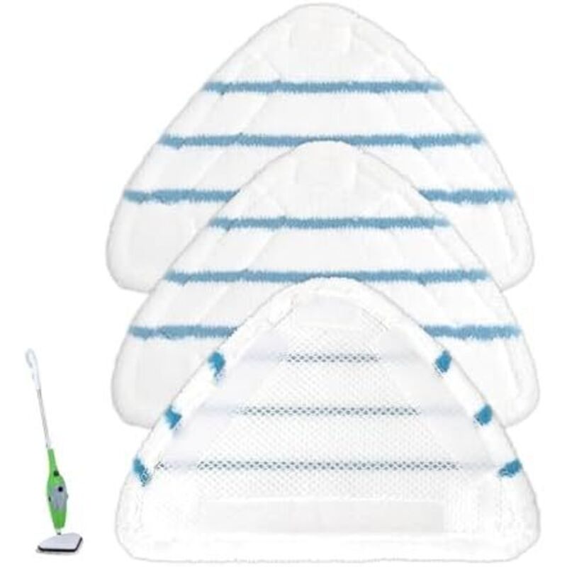 (290×200×10) 3er-pack Dampfreiniger-ersatzbezüge, Kompatibel Mit Dampfreinigern, Geeignet Für Alle Bodenarten, Mikrofaser-bezüge Für Dampfwischer