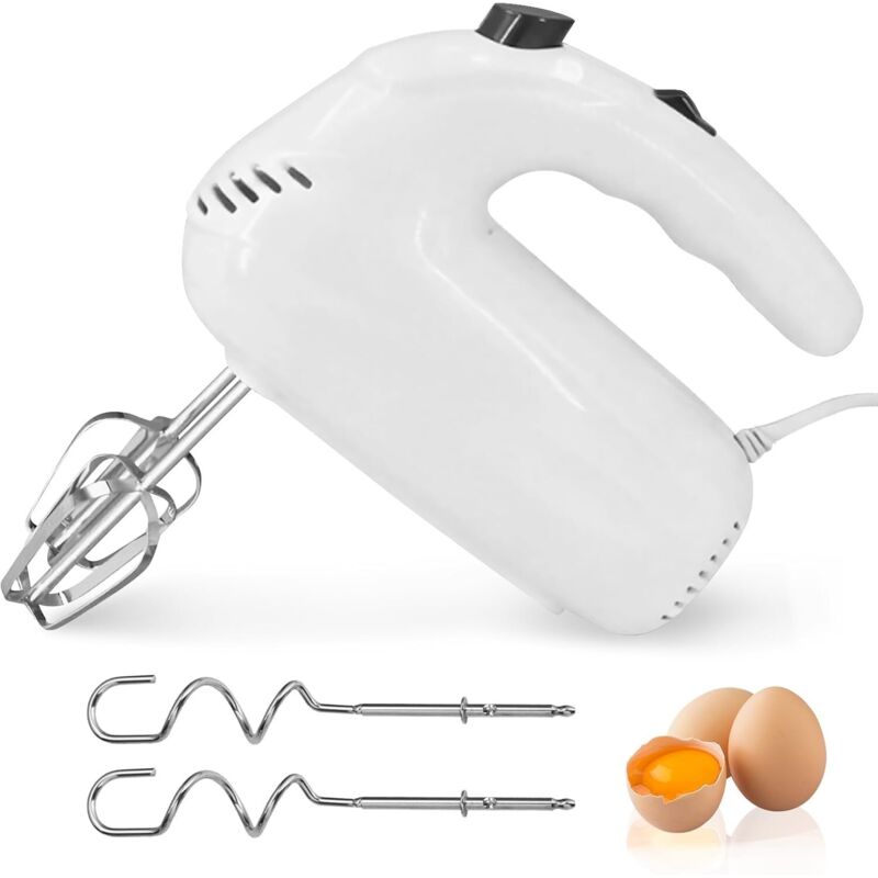 Elektrischer Handrührer 200w, 5-gang-elektromixer Mit 4 Rührbesen, Handmixer Für Eier, Sahne Und Teig, Kleines Küchengerät