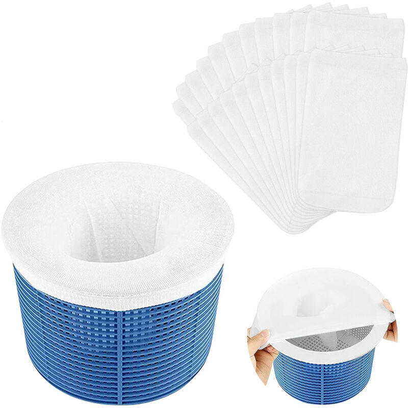 20 Stück Pool-skimmer-socken, Poolfilter-skimmer-socken, Pool-skimmer-socken, Ultrafeine Netz-skimmer-socken Für Den Pool