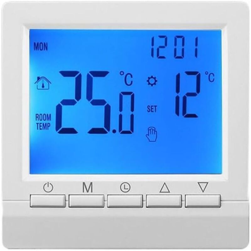 Programmierbarer Digitaler Thermostat Für Zuhause, Intelligenter Temperaturregler, Gasthermostat, Wandmontierter Lcd-heizungsthermostat
