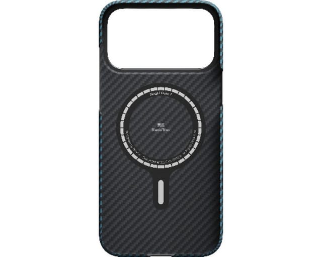 Pitaka Smartphone-Hülle Ultra-Slim Case for iPhone 17 Pro Blue/Grey Twill