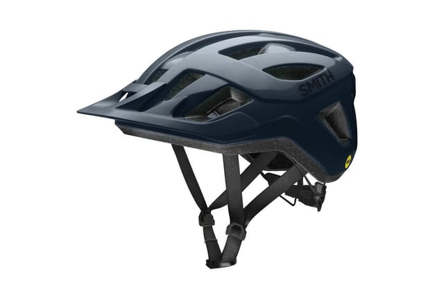 Smith Fahrradhelm Convoy MIPS French Navy, 20 feste Belüftungsöffnungen, Komfortfutter, einlagiges Gurtband