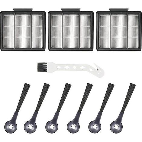 Techecook Shark 6-teiliges Seitenbürstenset Und Rvffk950 3-teiliges Filterset