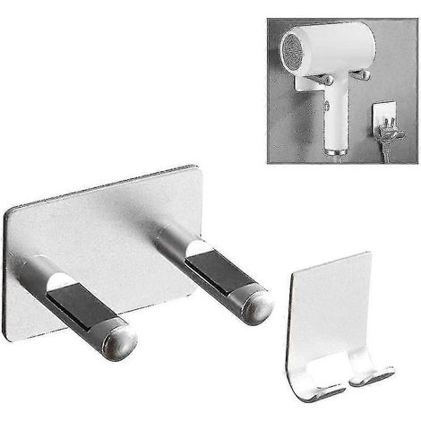 Haartrocknerhalterung Aus Aluminium, Ohne Bohren, Für Toilette Oder Badezimmer.