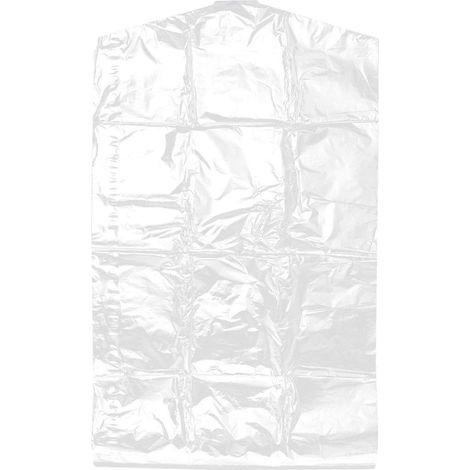 Packung Mit 50 Staubdichten, Transparenten Einweg-kleidersäcken Aus Kunststoff (60 X 90 Cm) Für Zuhause, Geschäft Und Outdoor-aktivitäten. – 90 X 60 Cm – Transparent
