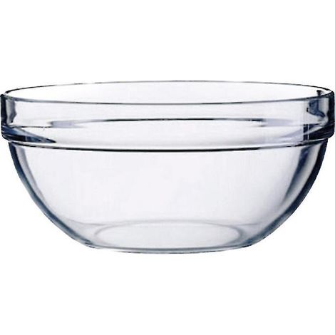 1 Transparente Schüssel