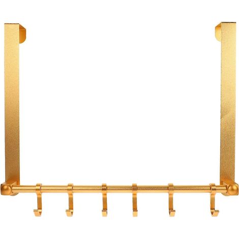 1 Türhaken Zum Aufhängen Ohne Bohren, Einfache Montage, Garderobenständer – 42,5 X 33 X 4,5 Cm – Gold