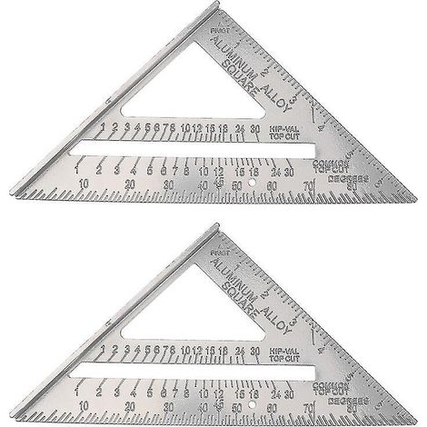 Dreieckiges Aluminiumlineal