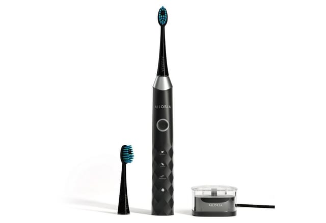 AILORIA Schallzahnbürste SHINE BRIGHT USB-Schallzahnbürste, Aufsteckbürsten: 2 St., Dynamische Reinigungswirkung