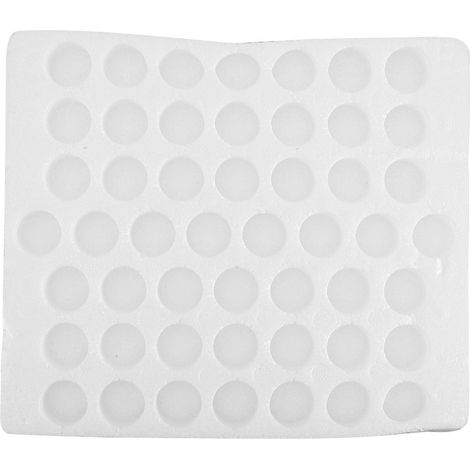 Schaumstoff-reagenzglashalter, Zentrifugenröhrchenhalter, Reagenzglasorganizer Zur Probenentnahme (50 Löcher) – 24,50 X 21,30 X 3,50 Cm