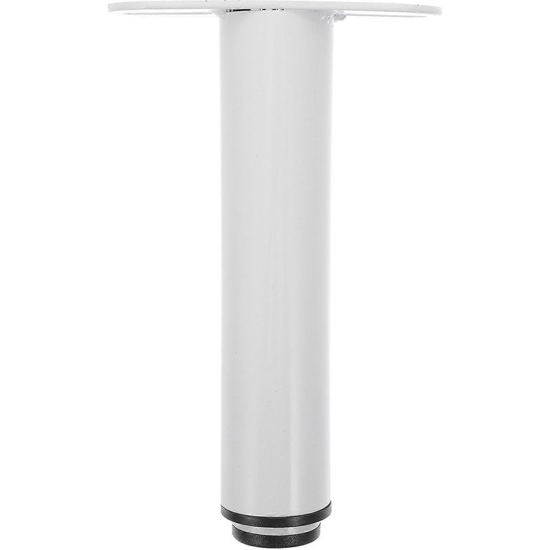 Verstellbares Bettbein Aus Eisen, Stabiles Möbelbein Für Betten, Bettstütze. – 33 X 10,8 X 3,9 Cm – Weiß