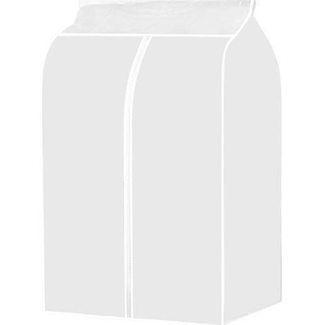 Staubdichte Kleiderhülle, Ideal Für Zuhause Und Kleiderschrank. – 120 X 80 X 50 Cm – Weiß