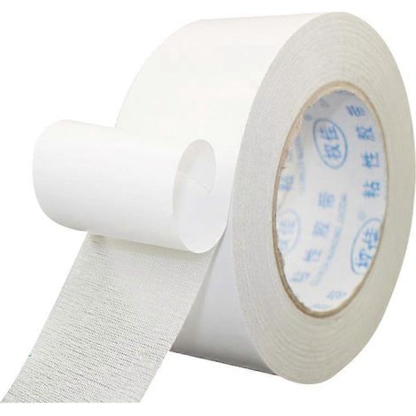 Doppelseitiges Teppichklebeband, Ideal Für Holzbearbeitungs- Und Bastelprojekte: Hält Teppiche An Ort Und Stelle. – Weiß