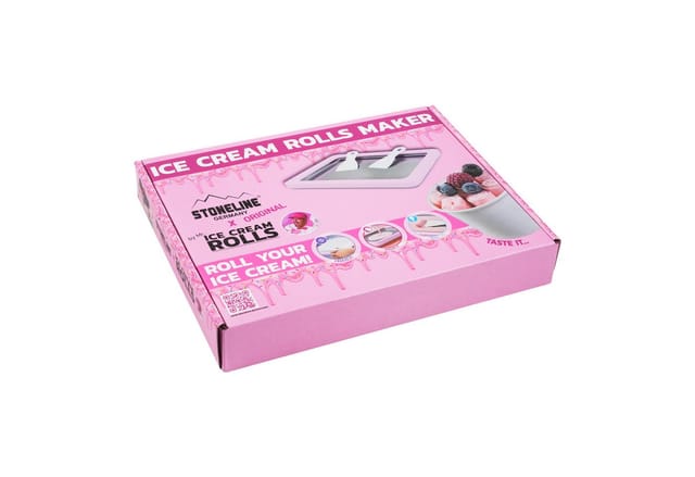 STONELINE Eismaschine by Mr. Ice Cream Rolls Maker Eisplatte für Hausgemachte Eiscreme