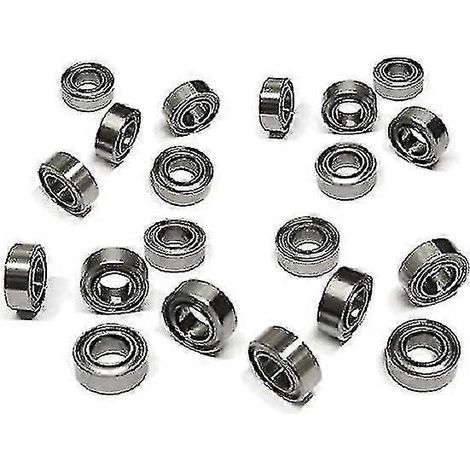 Packung Mit 20 Mr84zz 4mm X 8mm Xm Stahlkugeln