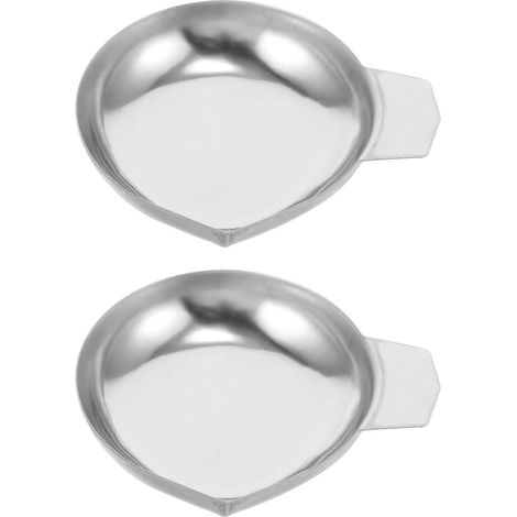 Wiegeschalen Aus Edelstahl Für Pulver Und Schmuck – 7,40 X 6,50 X 1,20 Cm