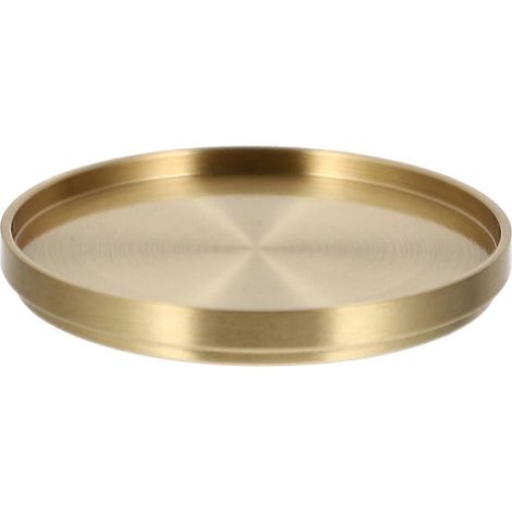 Untersetzer Aus Messing Für Teeservice, Kreativer Und Eleganter Untersetzer Für Zuhause – 6,5 X 6,5 X 0,8 Cm – Gold