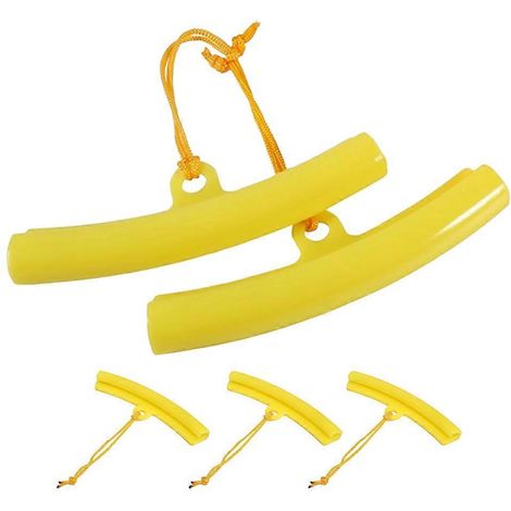 Set Mit 5 Felgenschonern Für Autoräder, Reifenwechselwerkzeug, Autoreifenzubehör – 15,00 X 2,30 X 2,00 Cm – Gelb