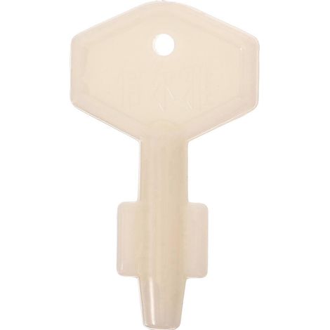 Schlüssel Für Toilettenpapierspender, Handtuchspender, Ersatzschlüssel Für Toilettenpapierrollenspender – 4,50 X 2,50 X 0,50 Cm – Weiß