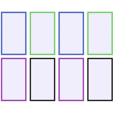 Farbenfrohe Und Kreative Magnetetiketten, Wiederverwendbar Und Abwischbar, Für Zuhause Und Büro – 5,50 X 3,00 X 0,10 Cm