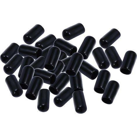 100 Gummistopfen Für Alkoholflaschen, Staubdichte Deckel Für Olivenölflaschen – 1,50 X 1,00 X 1,00 Cm – Schwarz