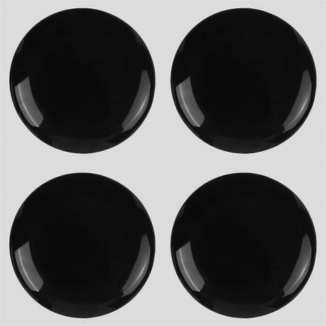 4-teiliges Türschloss-schutzset Für Autotüren, Sicherheitszubehör Für Seitentüren – 2,00 X 2,00 X 0,10 Cm – Schwarz