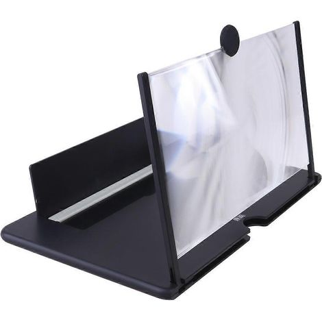 Bildschirmvergrößerungsgerät Für Kreative 3d-filme, Strahlungsresistente Videolupe, Handyhalterung (schwarz) – 26,00 X 17,00 X 1,00 Cm – Schwarz