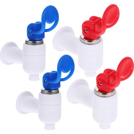 Set Mit 4 Wasserzapfdüsen Für Eimer Oder Trinkflaschen, Mit Gewinde. – 8,20 X 6,00 X 3,00 Cm – Farbe Zufällig