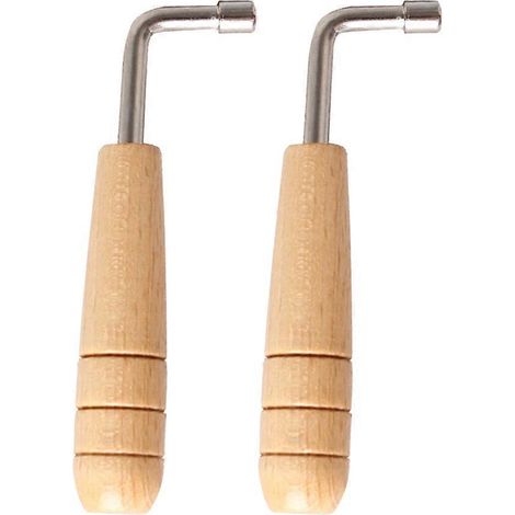 Stimmschlüssel Für Leierharfe (2er-set) – Kreativer Stimmschlüssel Für Leierharfe – 10,5 X 3 Cm – Silber
