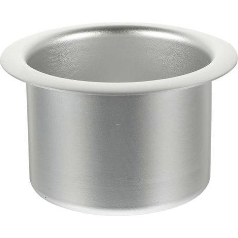 Metall-becherhalter Für Relaxsessel – Ersatzeinsatz Für Den Relaxsesselgriff – 8 X 8 Cm – Silber