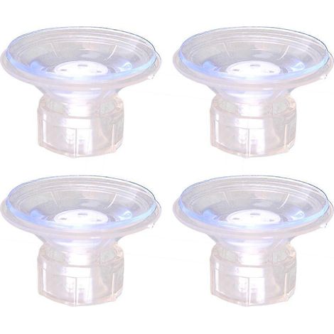 Set Mit 4 Transparenten Saugnäpfen Aus Kunststoff Mit Schraube Zur Wandmontage, Ideal Für Küche, Büro Und Badezimmer.