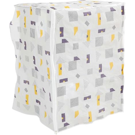 Wasserdichte, Spritzwassergeschützte Und Uv-beständige Wäschetrocknerabdeckung, Transparent Mit Gemustertem Aufdruck, Für Die Trommeln Von Waschmaschinen. – 85,00 X 58,00 X 62,00 Cm