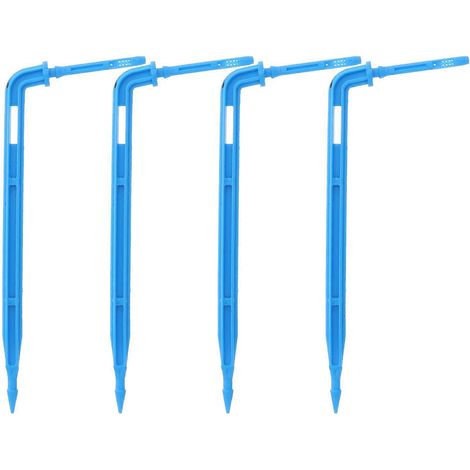Automatisches Tropfbewässerungssystem Für Zimmerpflanzen (100 Stück) – Bewässerungswerkzeug Für Blumentöpfe – Stab – 10,00 X 4,00 X 0,50 Cm – Blau