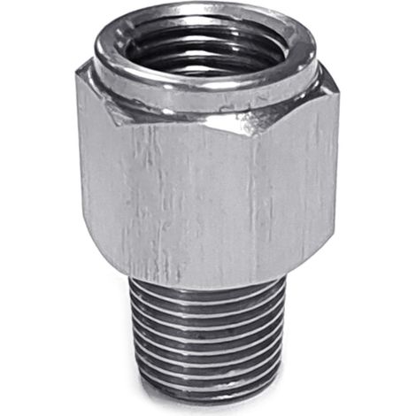 Öldruckadapter Aus Edelstahl, 1/8 Npt Auf M10x1,0-anschluss Für Temperaturanzeige