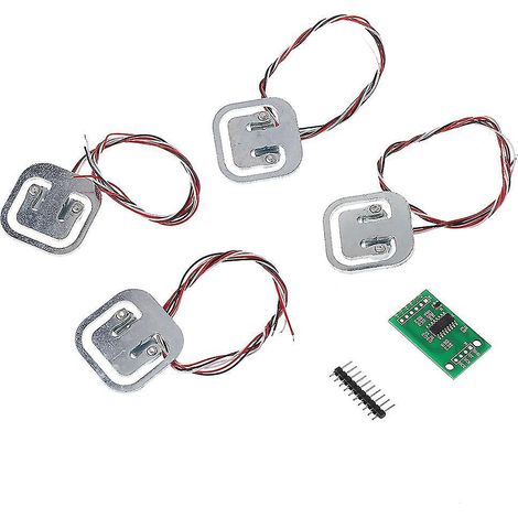 Widerstands- Und Verformungsgewichtssensor Für 50-kg-waage + Hx711-modul (4 Stück)