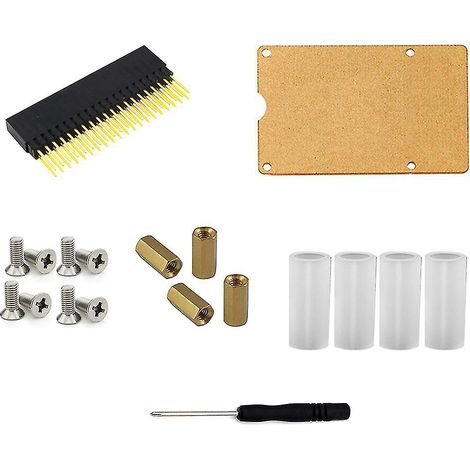 Extra Hoher, Stapelbarer 2x20-poliger (40-poliger) Buchsenstecker Für Raspberry Pi Modell B+, Pi 2, 3 Und 4b Mit Acrylbasis
