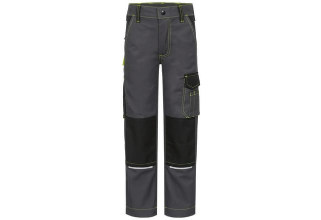 Craftland Schutzhose OKE Twill-Kinderhose CRAFTLAND® Grau/Schwarz 22483-146 Gr.146/152