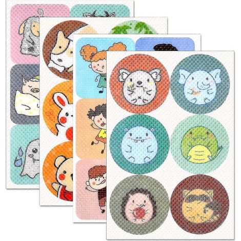 Mückenschutz-aufkleberpackungen (144 Aufkleber), Mückenschutzpflaster Für Kinder Und Erwachsene, Für Den Innen- Und Außenbereich, Bis Zu 24 Stunden Schutz