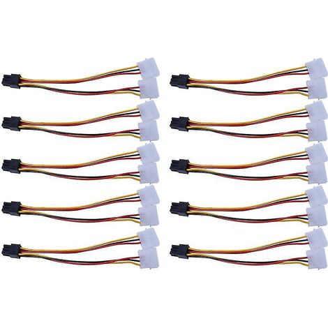 Zwei 4-polige Molex-anschlüsse Und Ein 6-poliger Pci-express-stromanschluss