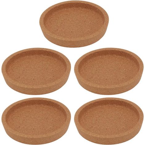 Set Mit 5 Holzuntersetzern Für Kaffee- Und Teetassen, Tischdekoration Für Zuhause, Küche Und Café.