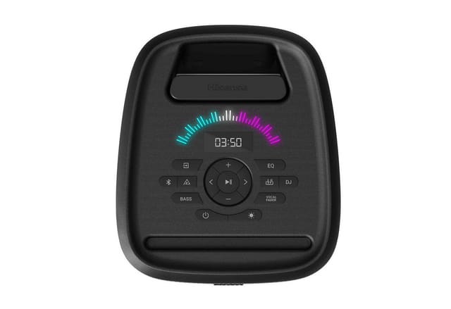 Hisense Party Thunder Bluetooth-Lautsprecher (Bluetooth, 620 W, 620W Klangvolumen, 5-Lichteffekte, 18 Stunden Akkulaufzeit)