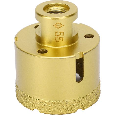 M14 55-mm-diamantbohrer Zum Bohren Von Marmor Und Beton, Lochsäge Mit Gelöteter Krone