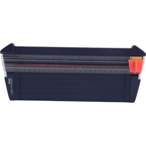 Präziser Und Benutzerfreundlicher Tragbarer Papierschneider – Mini-papierschneider Mit Präziser Schnittpositionierung – Marineblau