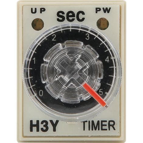 H3y-2 8p 0,5 Sekunden Einstellbarer Verzögerungstimer, 5a 12vdc Zeitrelais, Mehrzweck